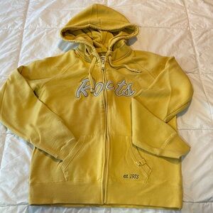 Roots Mustard Zip-Up Hoodie